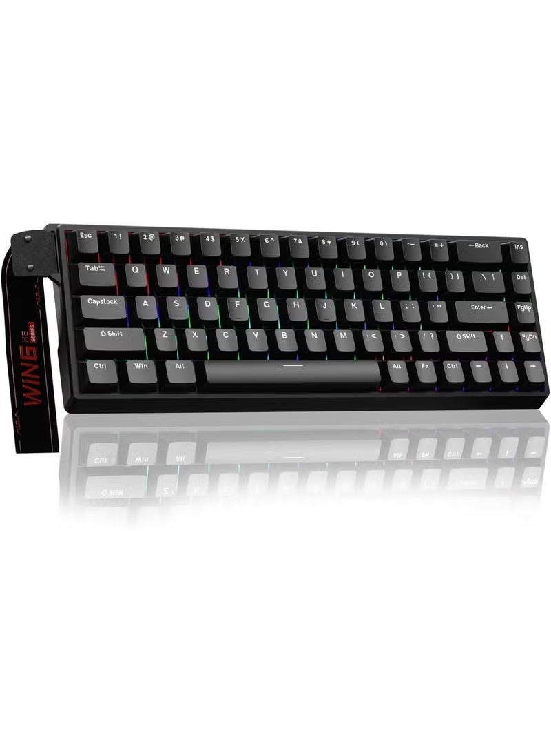 Aula WIN60 HE - 60% Mechanical Gaming Keyboard Wired, Magnetic Switch Hot Swappable, Adjustable Actuation Rapid Trigger Mode, 8000 Hz Polling Rate, RGB Small Keyboard 60 Percent Compact Design for PC - Image 1
